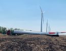 transporting blades for a wind farm